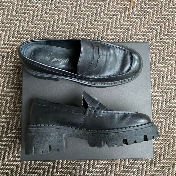 Free People Lyra Lug Sole Loafers - Picture 6 of 7